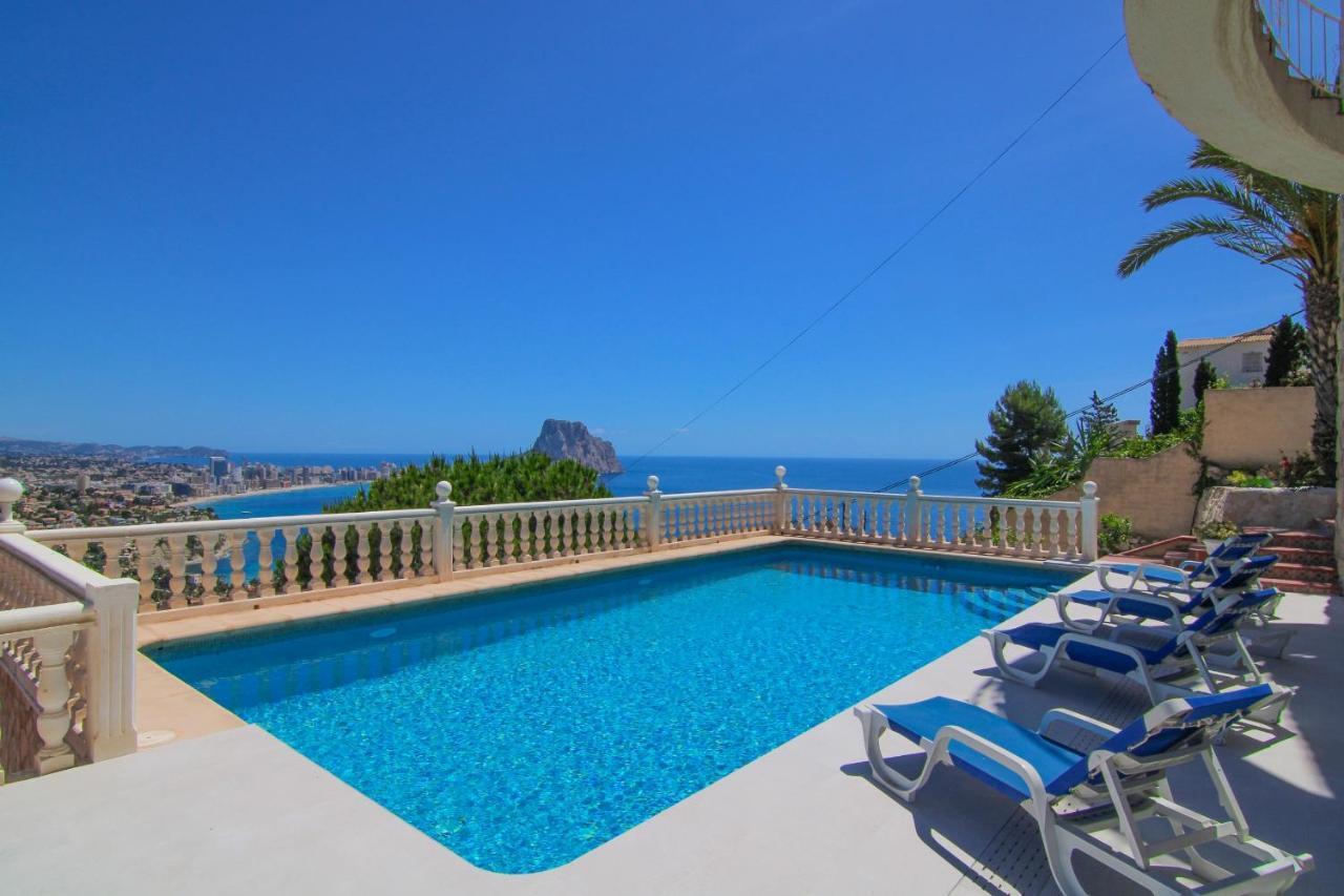 Villa Con Piscina Y Vistas Al Mar - Mar 27 H Калпе Екстериор снимка